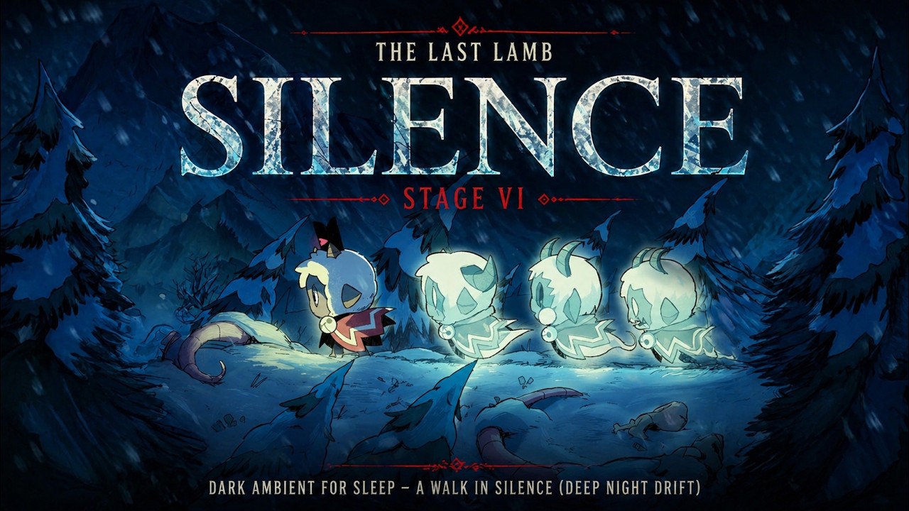 Dark Lofi to Sleep & Relax ❄️ A Walk in the Silence | Stage 6 [Cult of the Lamb]