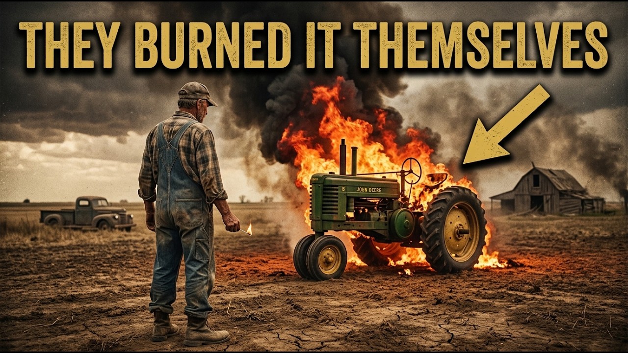 1935 Farmers Who Burned Their Own John Deere Model B Tractors to Survive the Crash