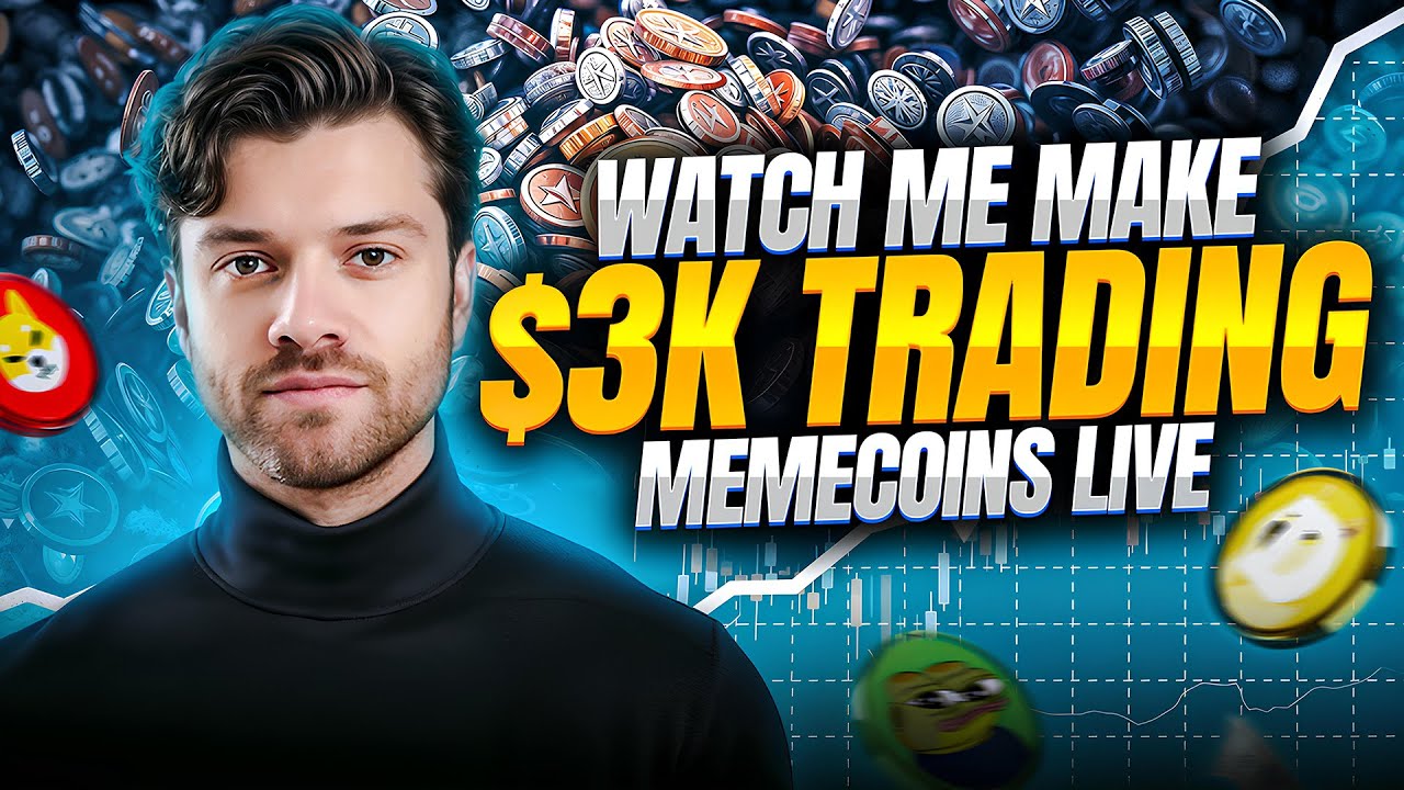 Watch Me Make $3k Trading Memecoins LIVE (500x Leverage 🚀)