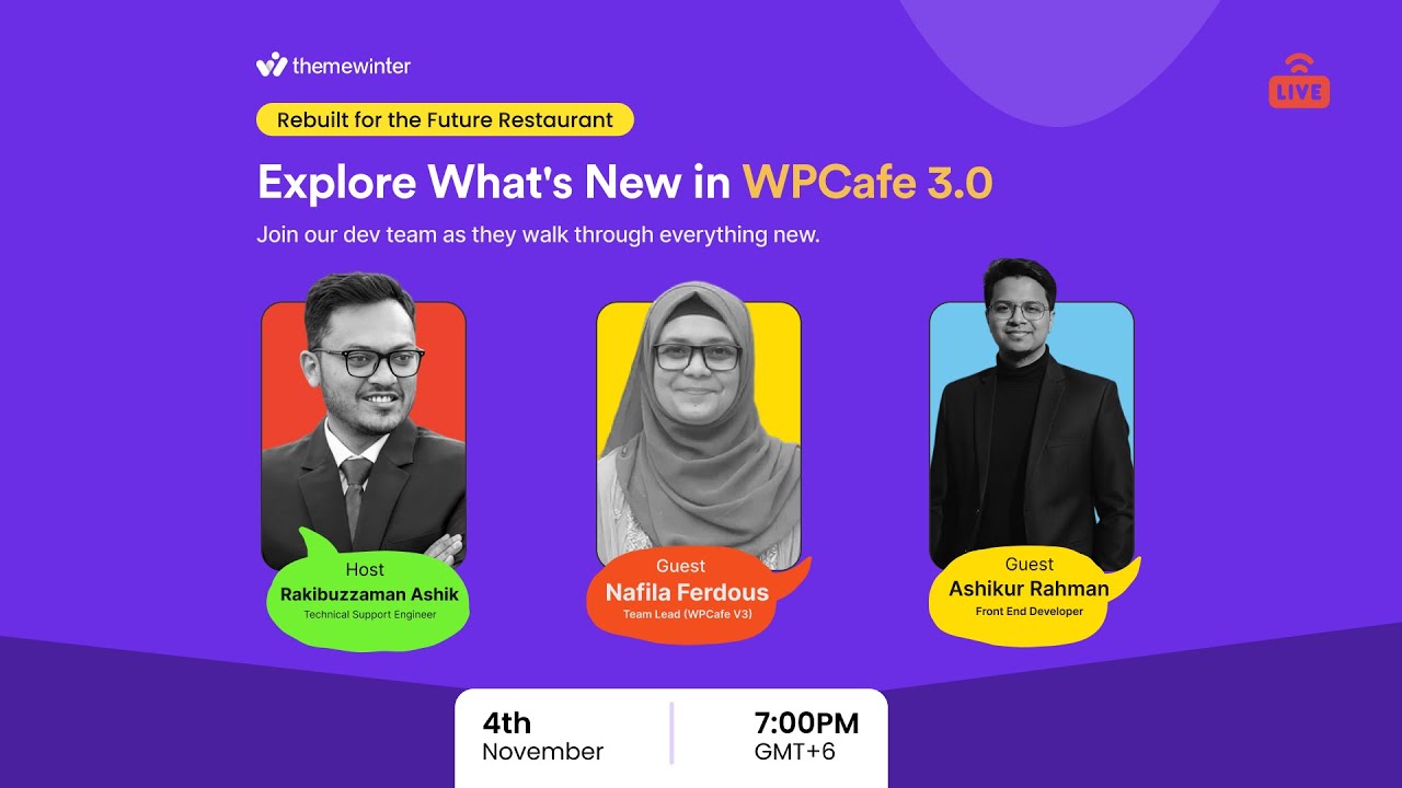 Redesigned for Restaurants: Join Us for the WPCafe 3.0 Live Demonstration!