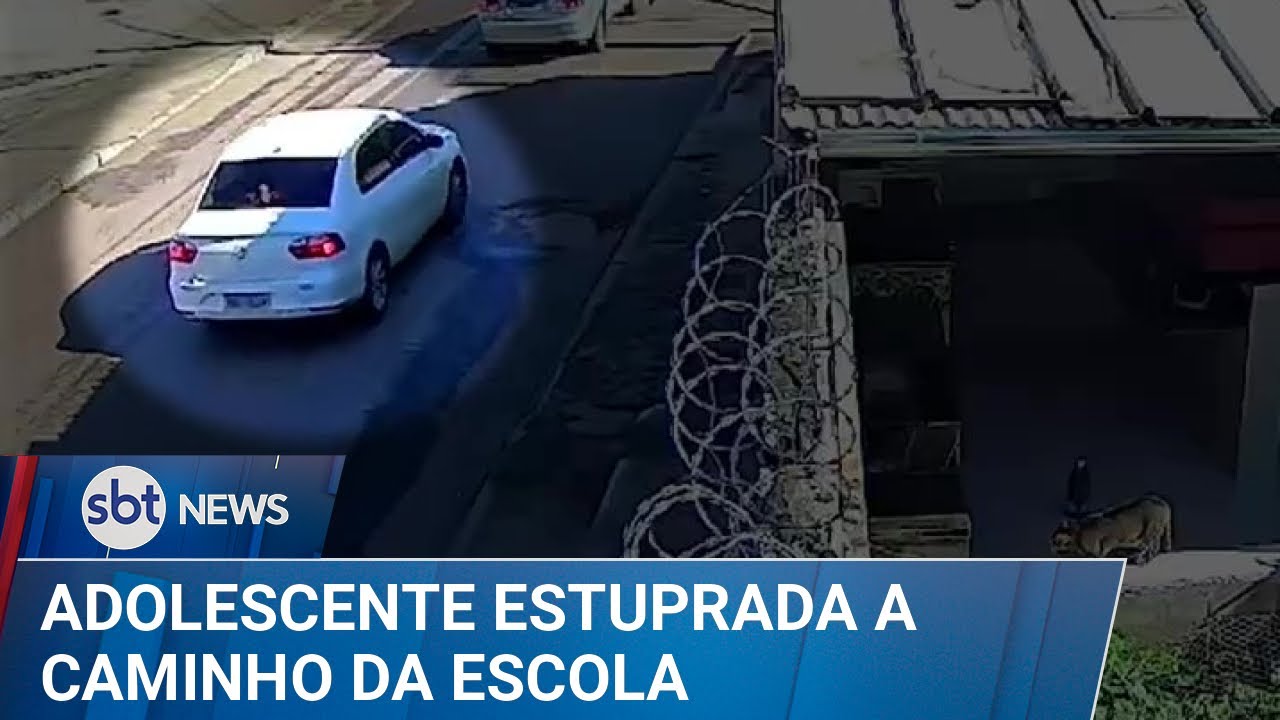 Adolescente de 14 anos é vítima de estupro a caminho da escola | #SBTNews (10/12/24)