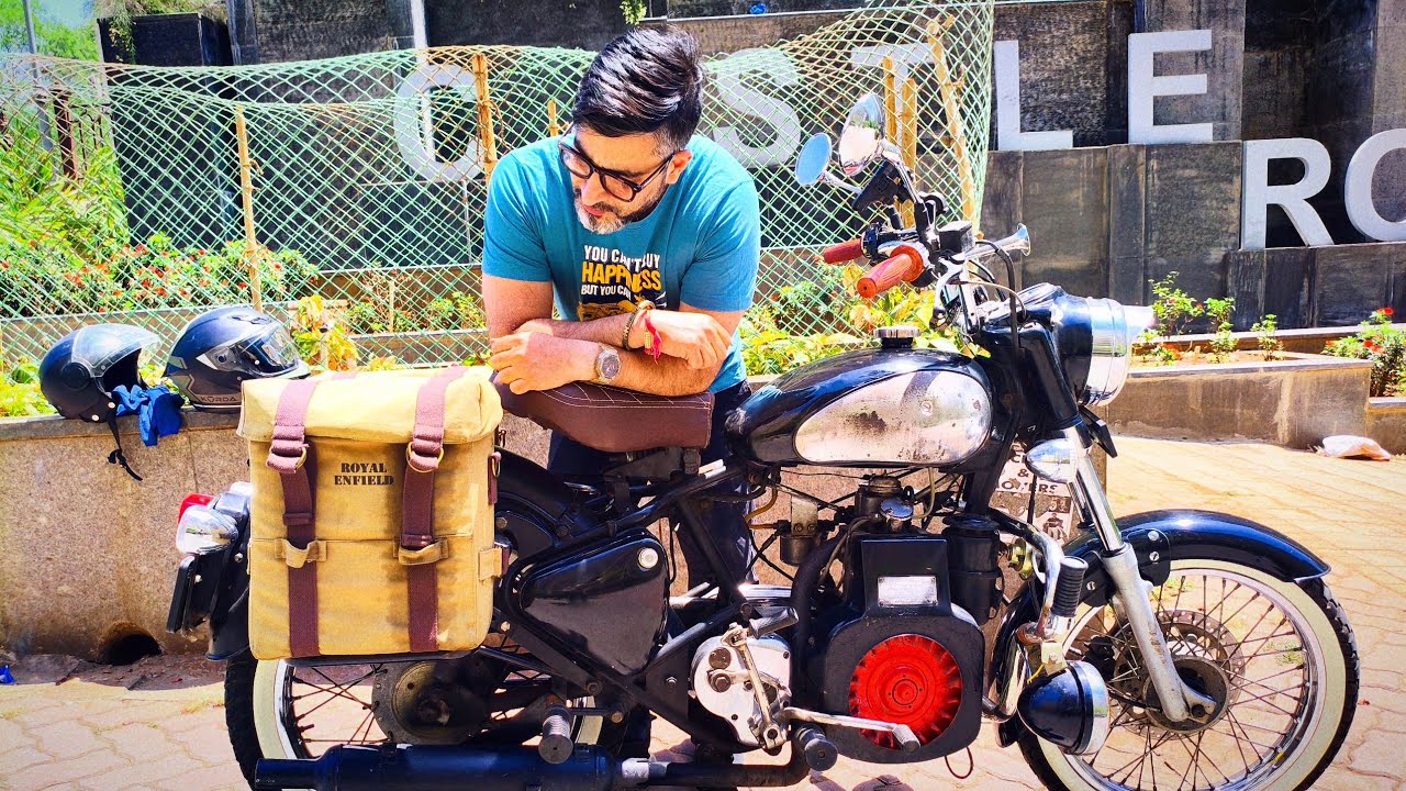 Боковые сумки Royal Enfield - Моя жизнь с дизельным Royal Enfield - #боковыесумки #royalenfield