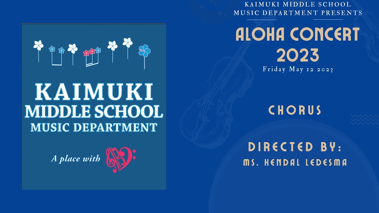 KMS Aloha Concert 2023 - Chorus