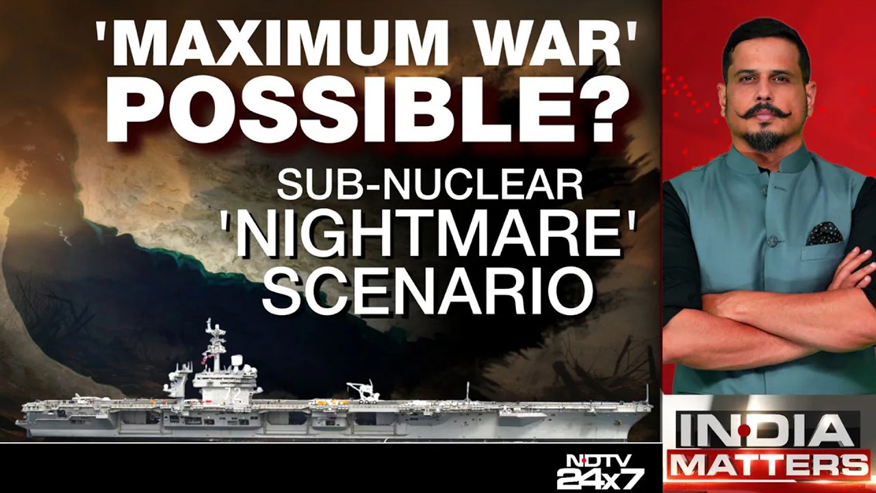 US Israel Iran War News | 'Maximum War' Possible? Sub-Nuclear 'Nightmare' Scenario