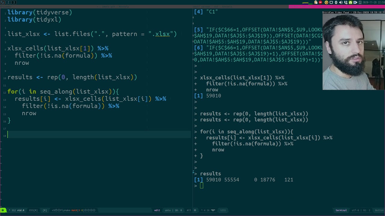 Don't write loops in R