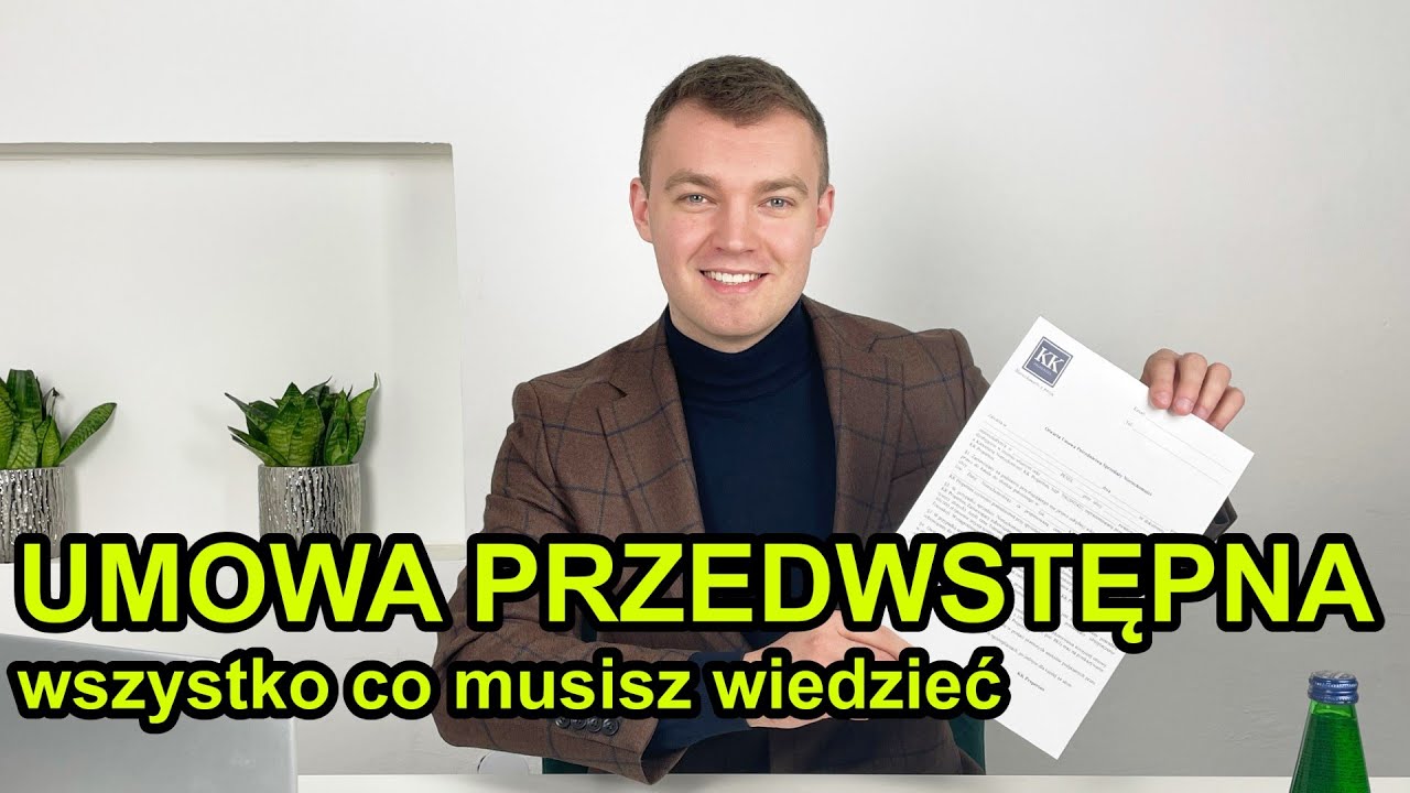 Czym jest umowa przedwstępna?