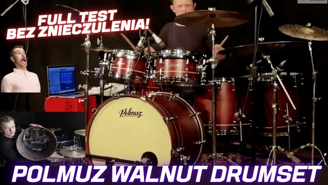 Perkusja Polmuz Walnut - 01 FULL TEST - zestaw na sprzedaż !!!