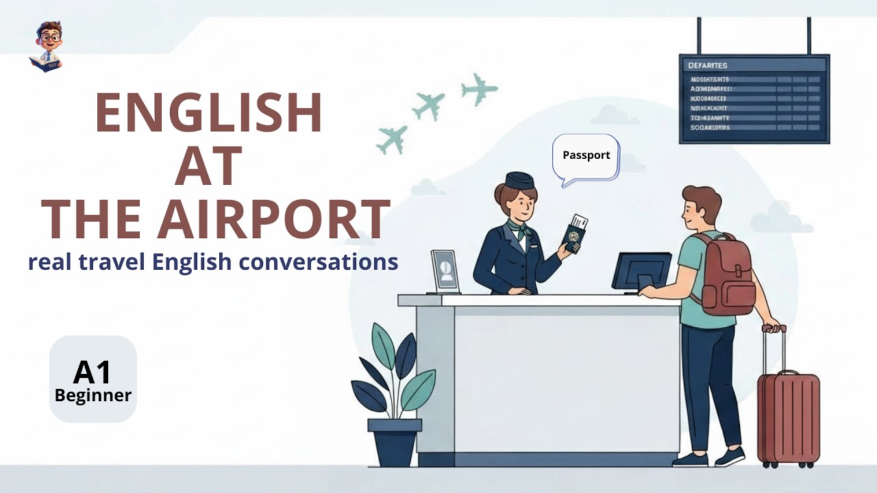 English for Travel – At the Airport and Hotel | Beginner Phrases | English Podcast