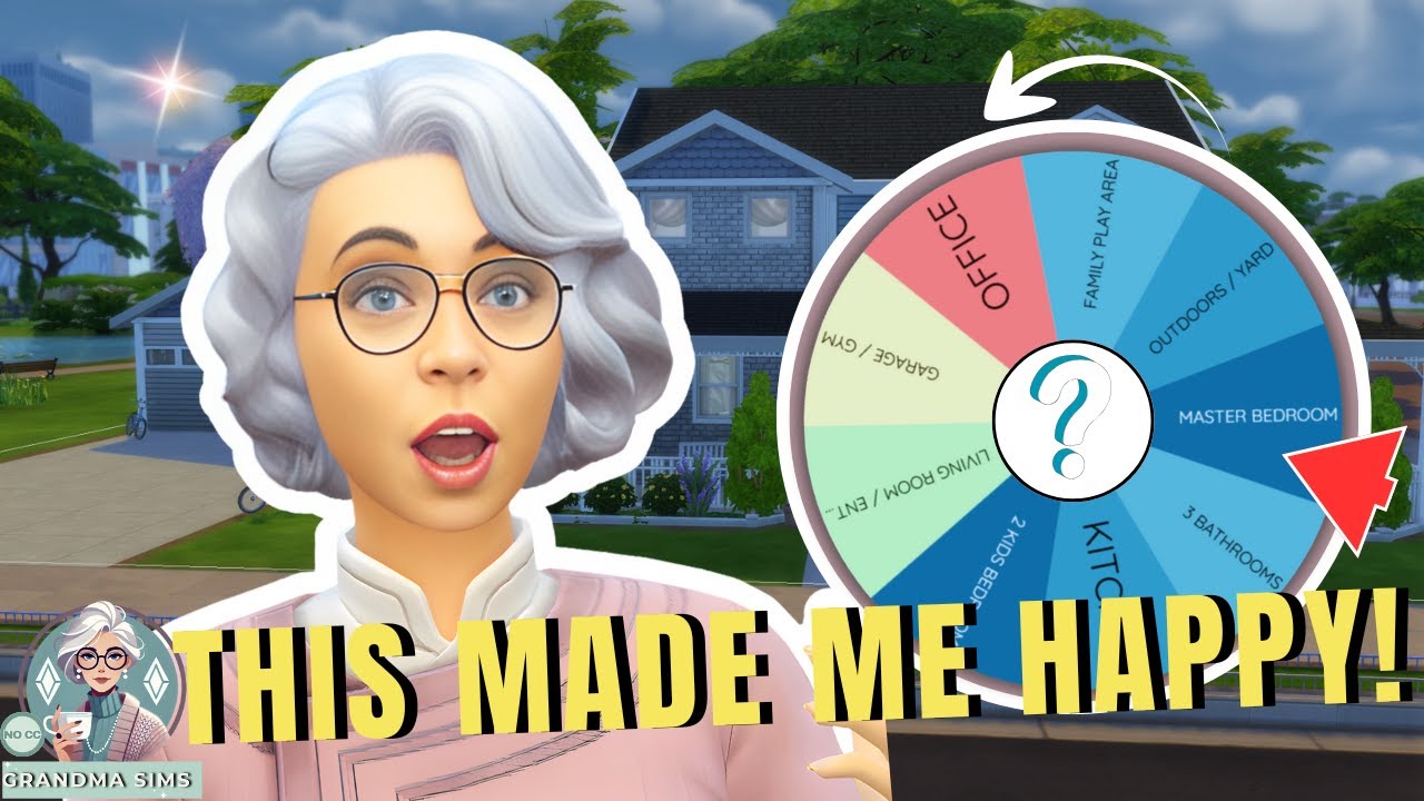 Sims 4 Build Challenge | I Let A Wheel Create My Dream Family Home