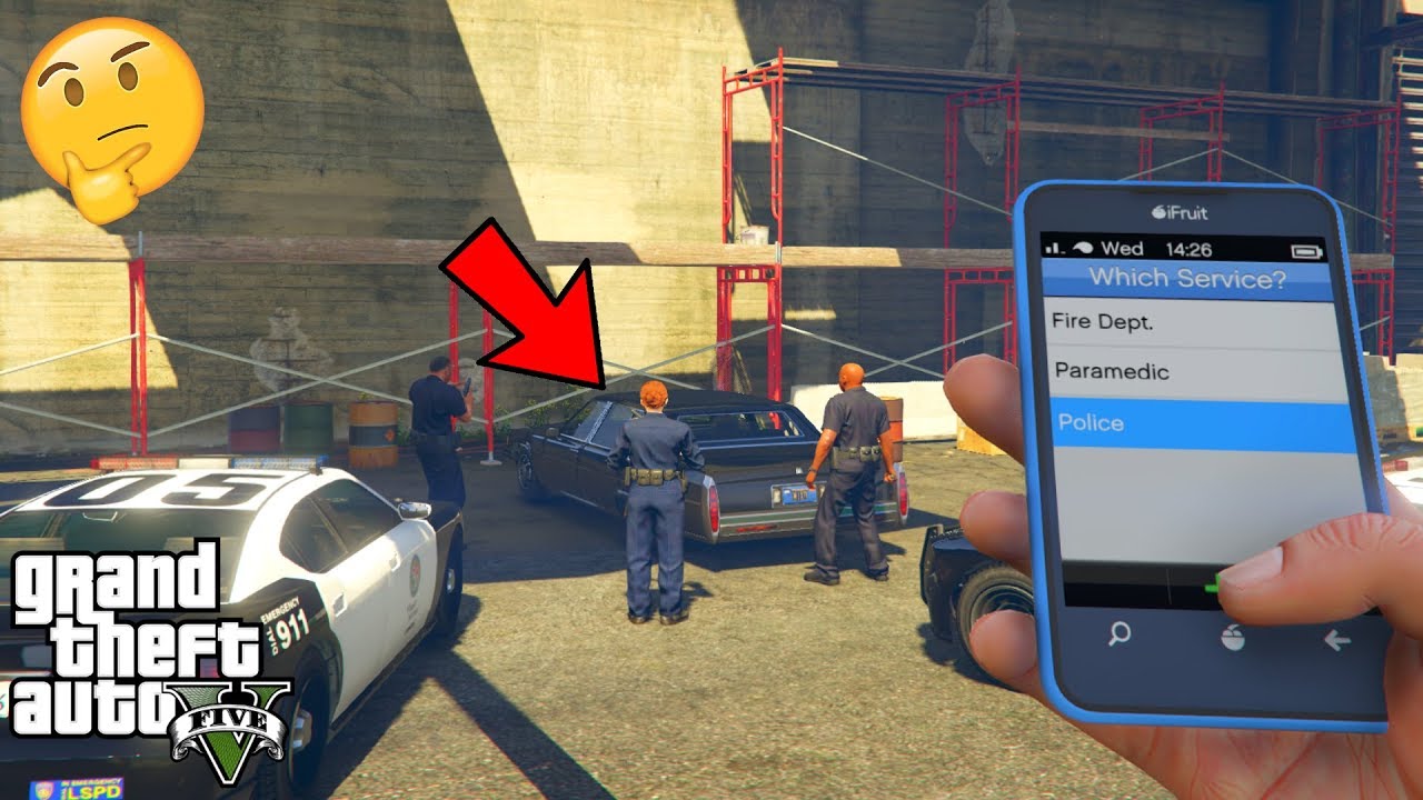 GTA 5 - I Called The Police on NIKO BELLIC'S GHOST Car and This Happened