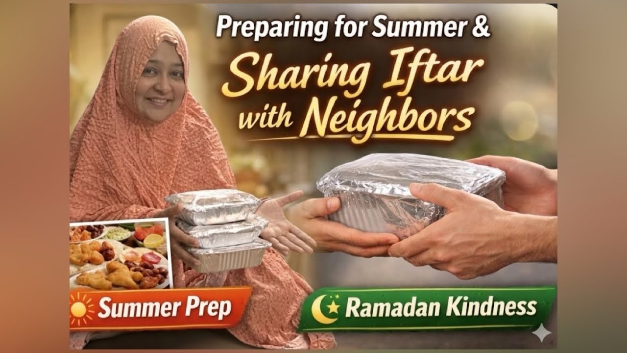 Preparing for Summer + Sharing Iftar with Neighbors | Ramadan Vlog