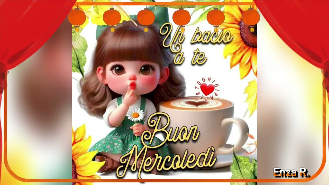 BUONGIORNO Buon mercoled&igrave;😘☕😍❤️