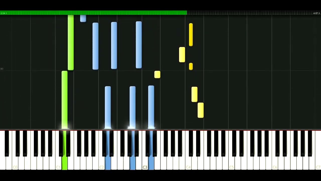 David Bowie - Rebel rebel [Piano Tutorial] Synthesia | passkeypiano