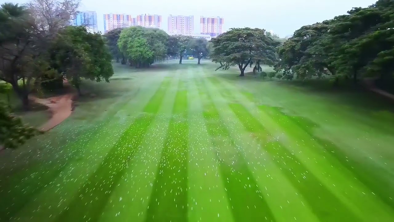 The lovely clubhouse and the golf course at the TNGF, Chennai&hellip;