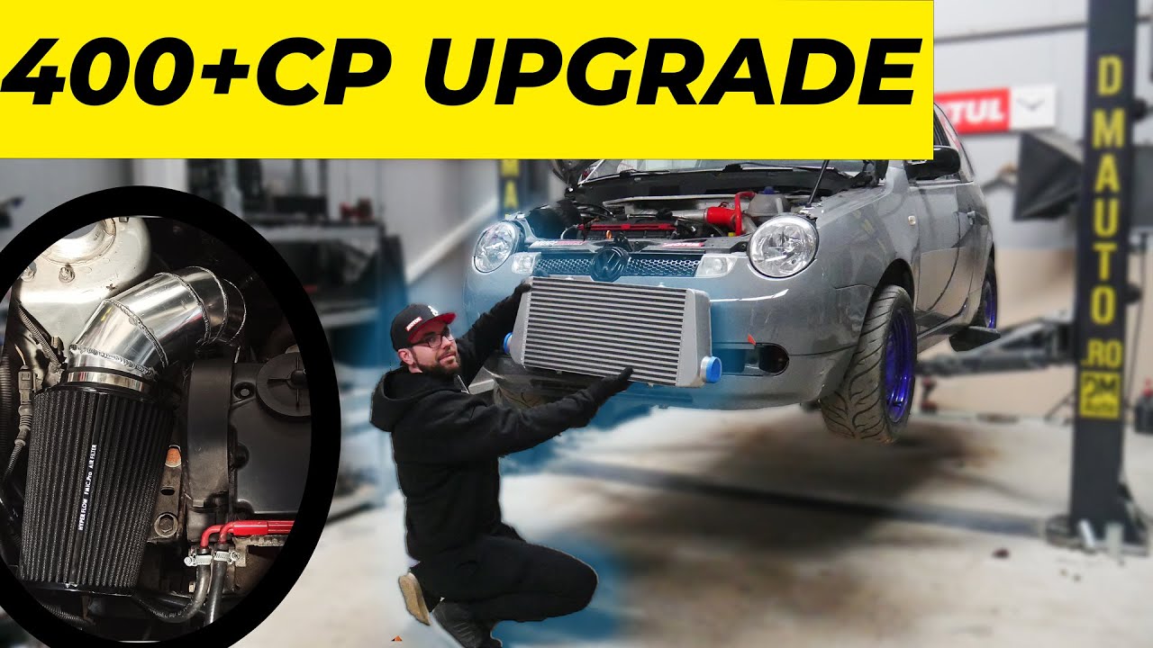 PUNEM UN INTERCOOLER URIAS SI ADMISIE PE 100MM PE LUPO 400CP.🤩