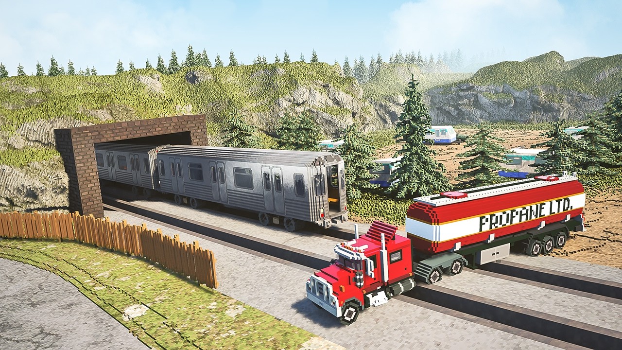 Can Vehicles Stop a Train DLC? | Teardown Physics