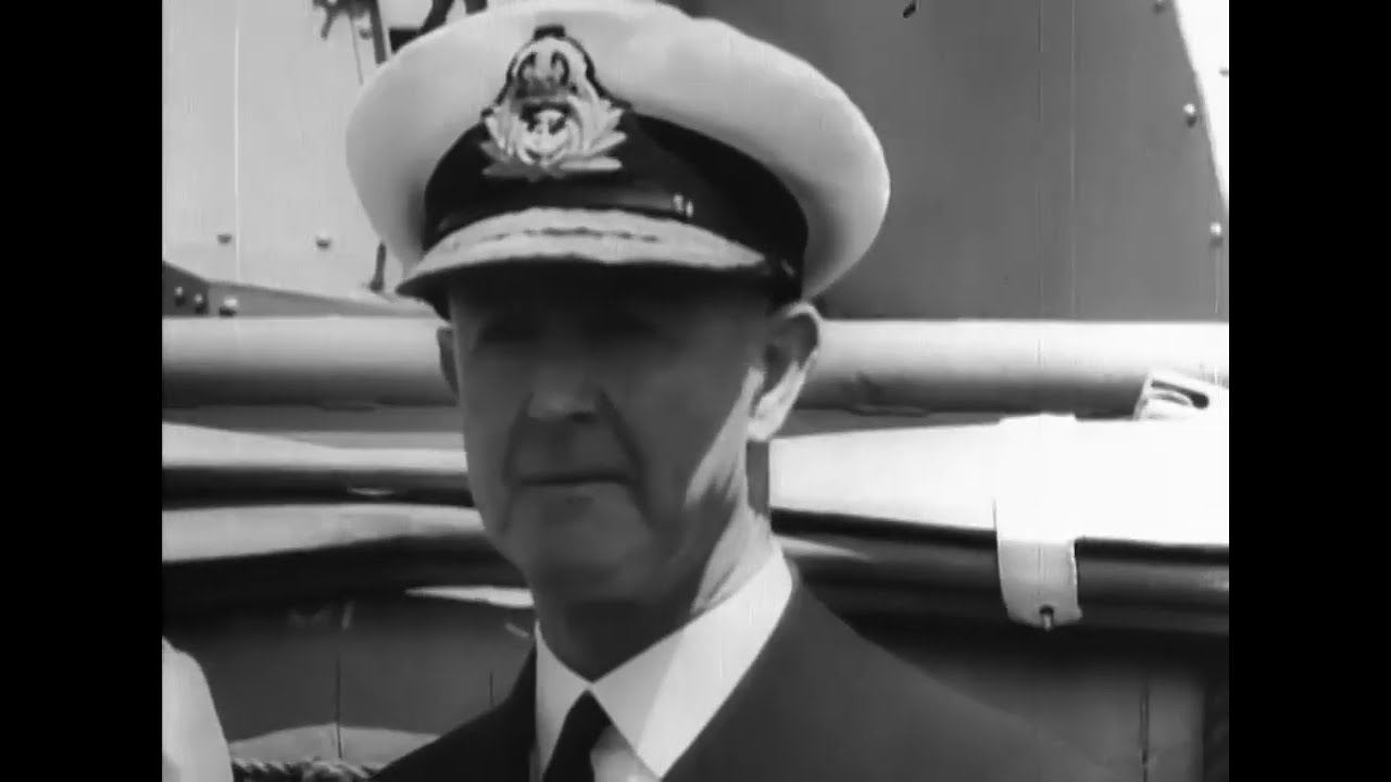 Dionne Quintuplets Launch War Ships & First Helicopter Hunts U-Boats  | Movietone News WWII Finale