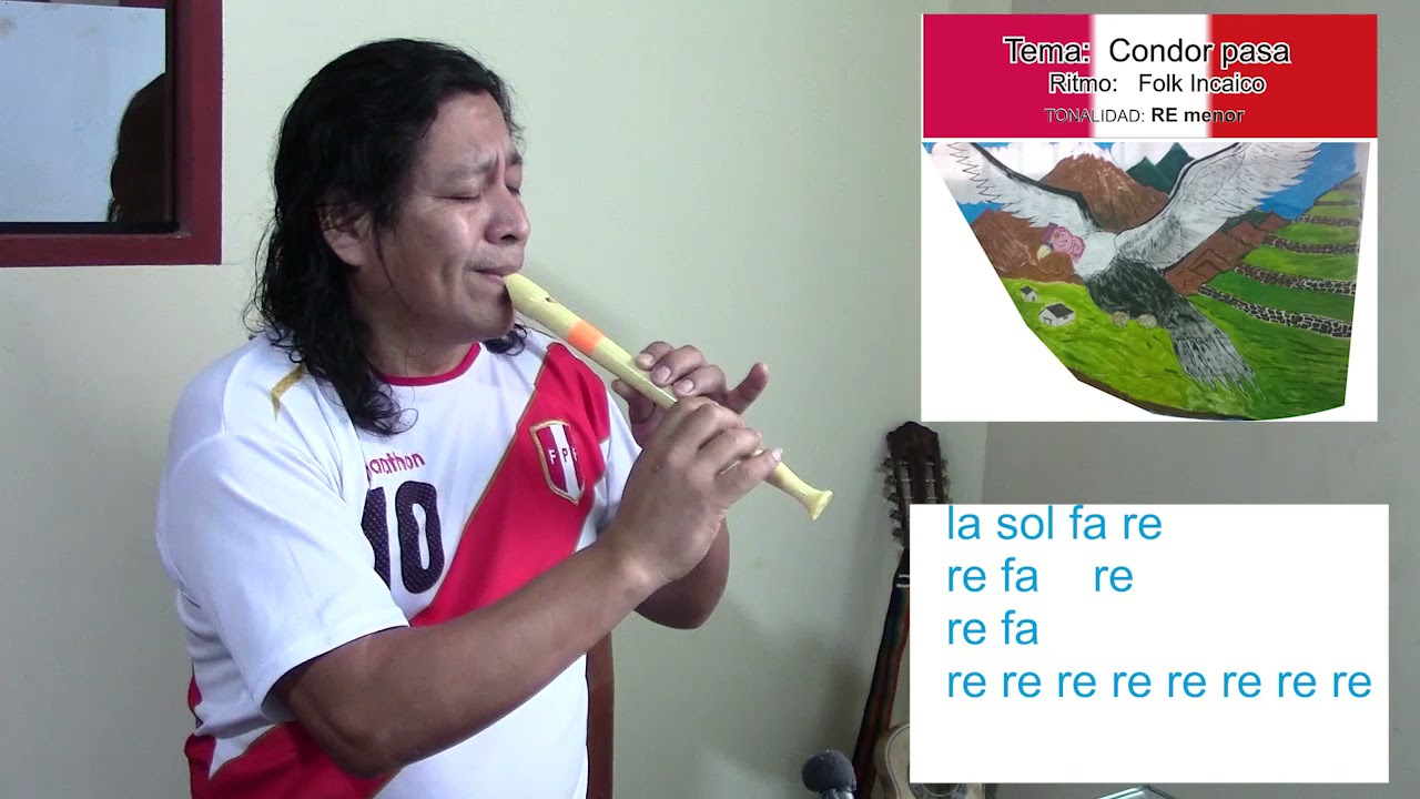 EL CONDOR PASA Folk Incaico EN FLAUTA DULCE
