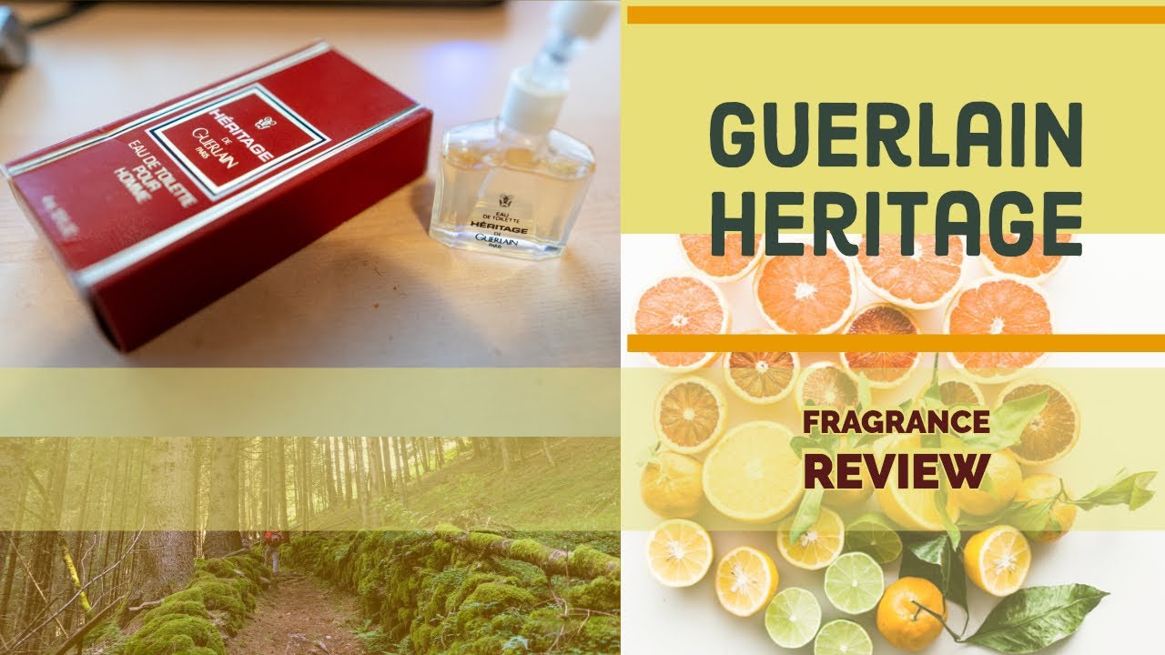 Vintage Guerlain Heritage EDT for Men Fragrance Review 