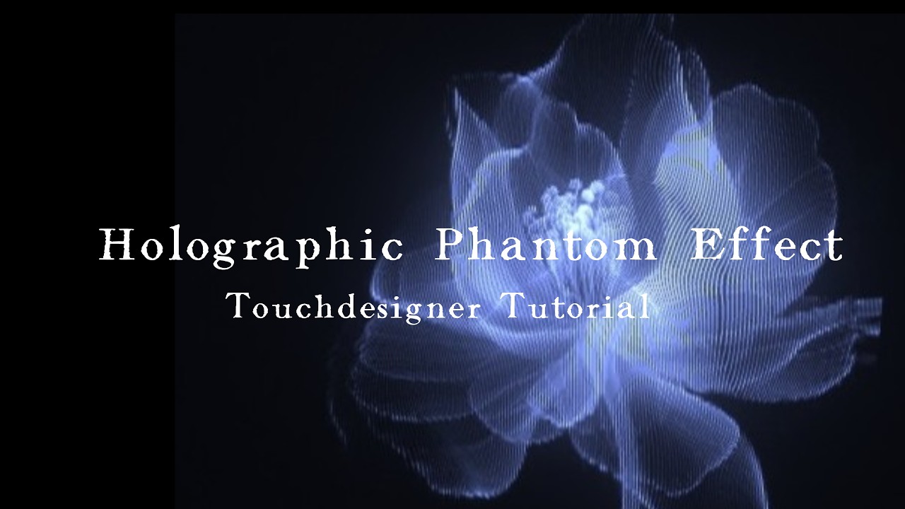 Turn Any Image into a Holographic Flower | TouchDesigner POP Tutorial