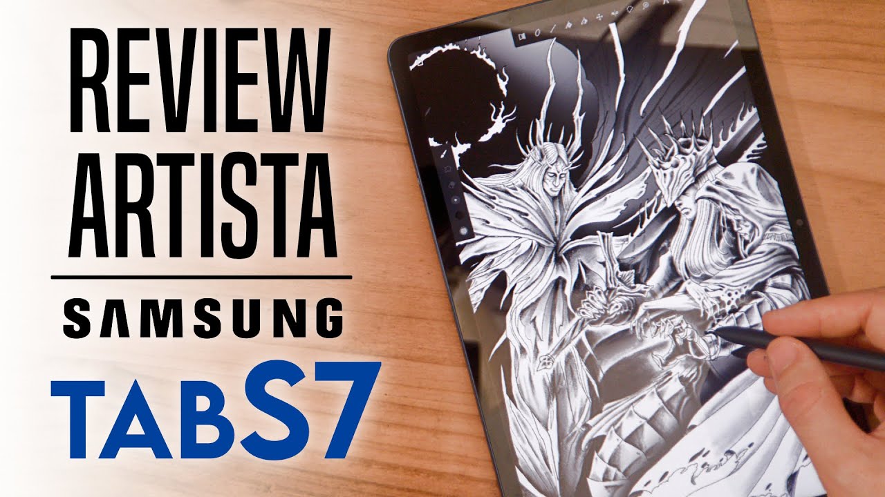 NADA QUE ENVIDIAR AL IPAD!! La mejor tablet android para dibujar / Review artista SAMSUNG TAB S7
