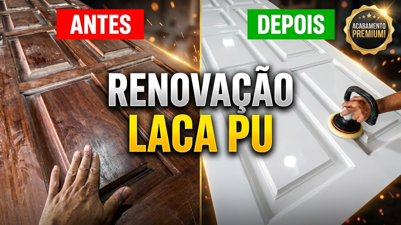 COMO LAQUEAR PORTA ANITGA MACIÇA SEM NENHUM CUPIM: A LACA VALORIZA A MADEIRA?  COMENTE!