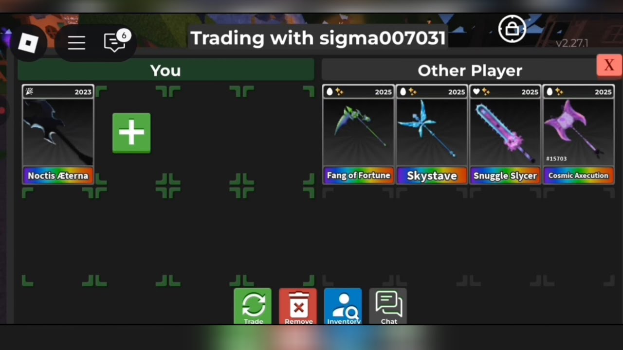 Trading Noctis Æterna (Part 3) | Roblox | Survive The Killer