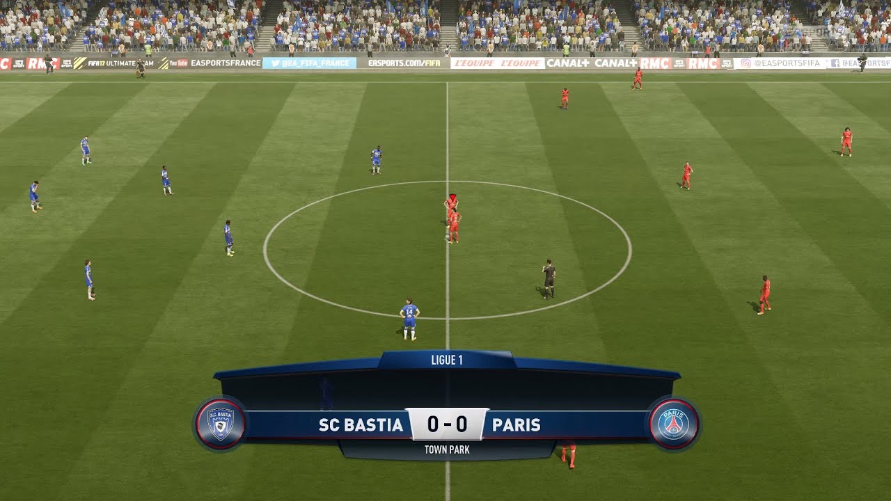 FIFA 17 SC Bastia x PSG (PS5) Gameplay 