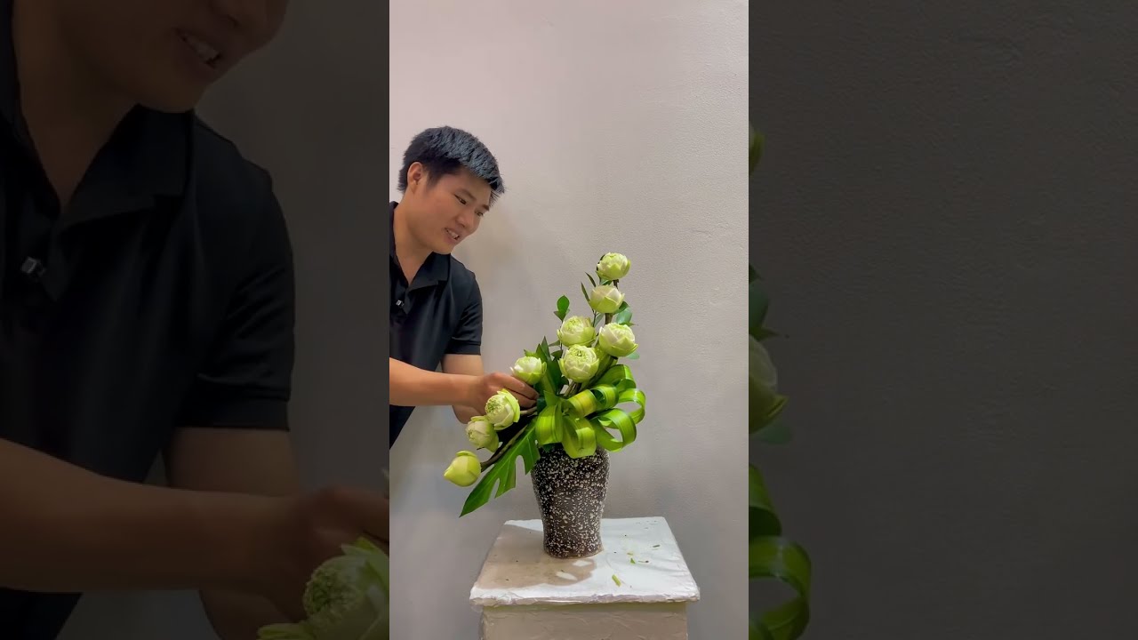 Hướng Dẫn Cắm Bình Hoa Sen Đơn Giản Đẹp Mắt 