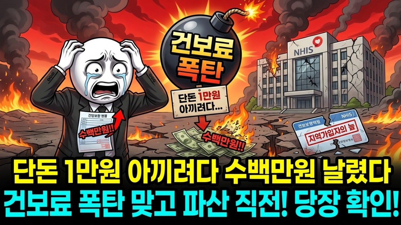 단돈 1만 원 때문에 수백만 원 날립니다 건강보험료 폭탄 맞는 사람들의 치명적 실수
