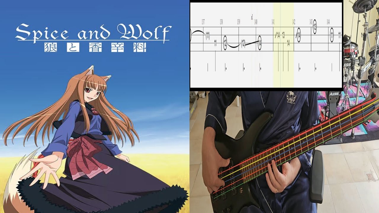 Natsumi Kiyoura - Tabi No Tochuu - Bass Cover With Tab (Bass Only)