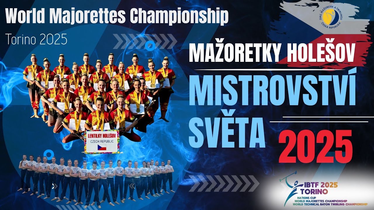 Mažoretky Holešov - Mistrovství světa mažoretek 2025