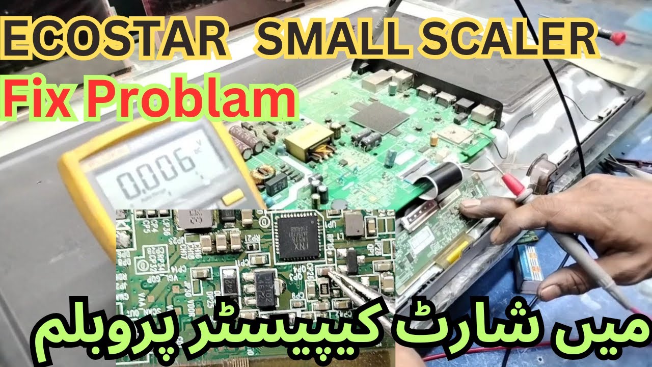 ECOSTAR V320BJ8-Q01 penal short kills capestar fix Problam||LED TV Penal Repair (using short killer)