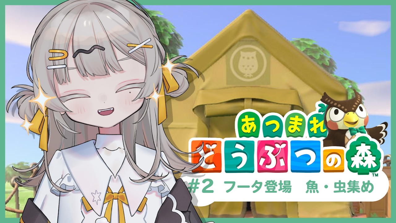 【あつ森】フータ登場!!スコップをください🙏🏻【雲丹間にう✶🌩】