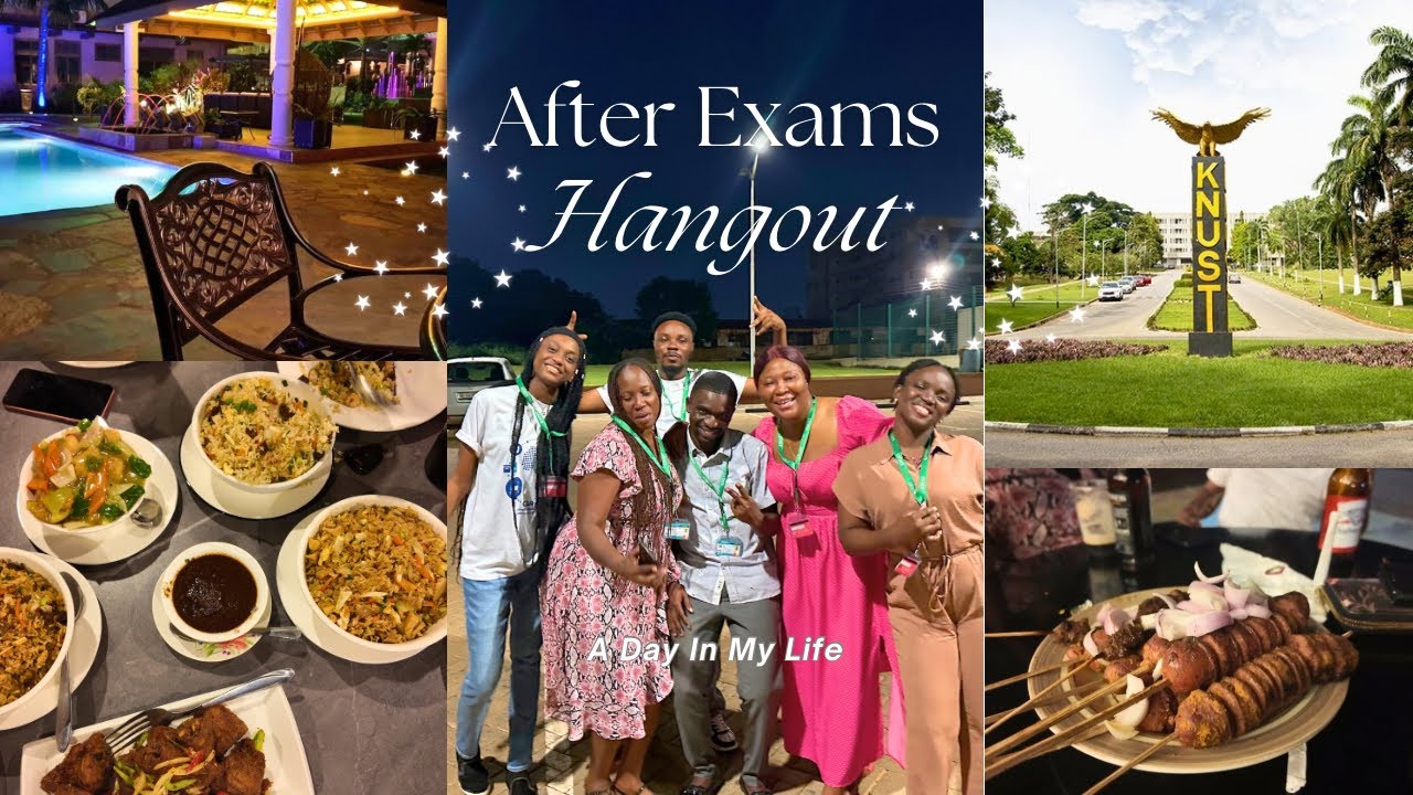 KNUST Last Paper Vibes 🎓 | Friends Hangout 🎉 | Exams Done, Chillings Activated 😎