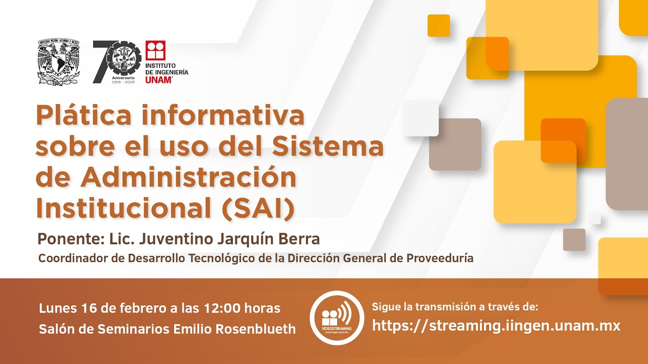 Plática informativa sobre el uso del Sistema de Administración Institucional (SAI)