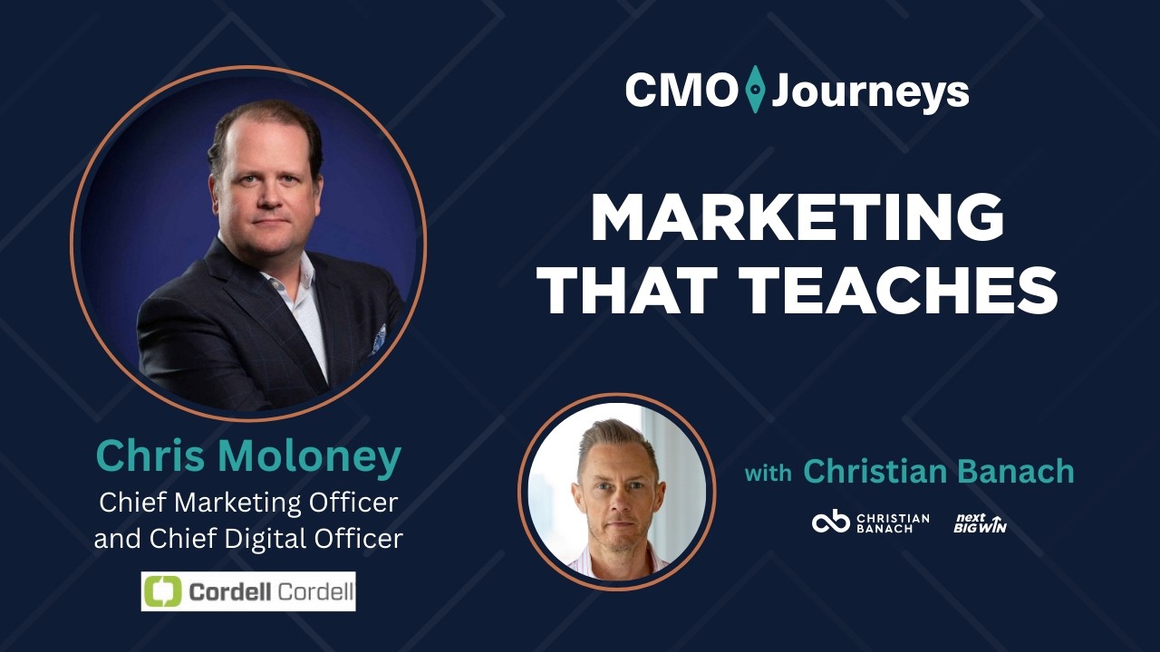 Chris Moloney of Cordell & Cordell on Human-First Legal Marketing