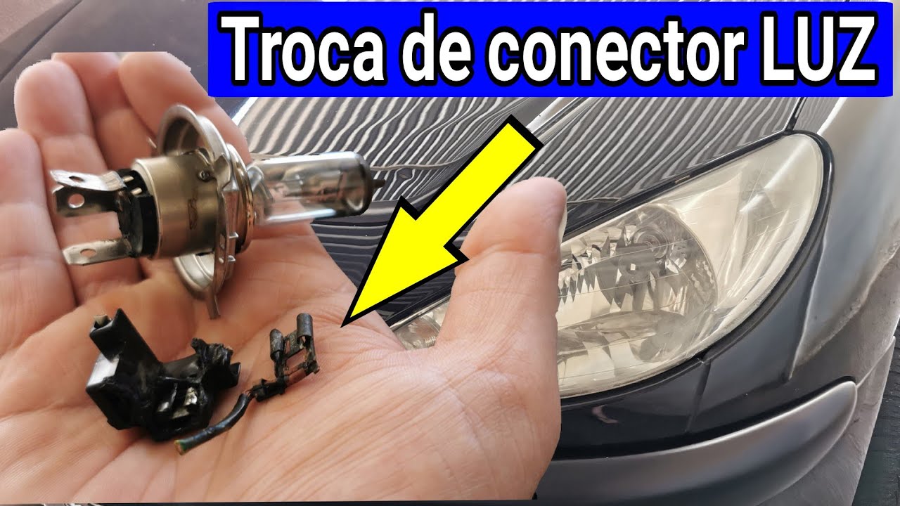 🔴Como trocar plug do farol 206 #Ederson #Ferrarini
