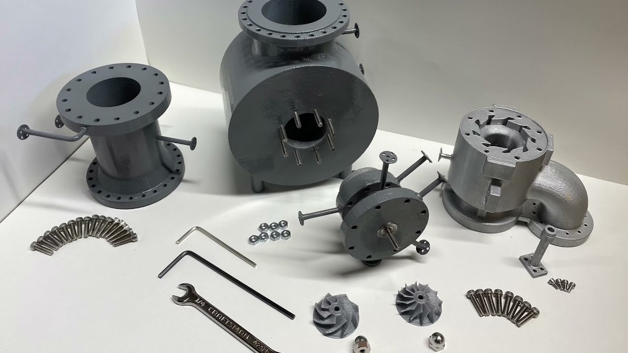 Working 1:10 Scale Turboexpander Model Assembly and Test
