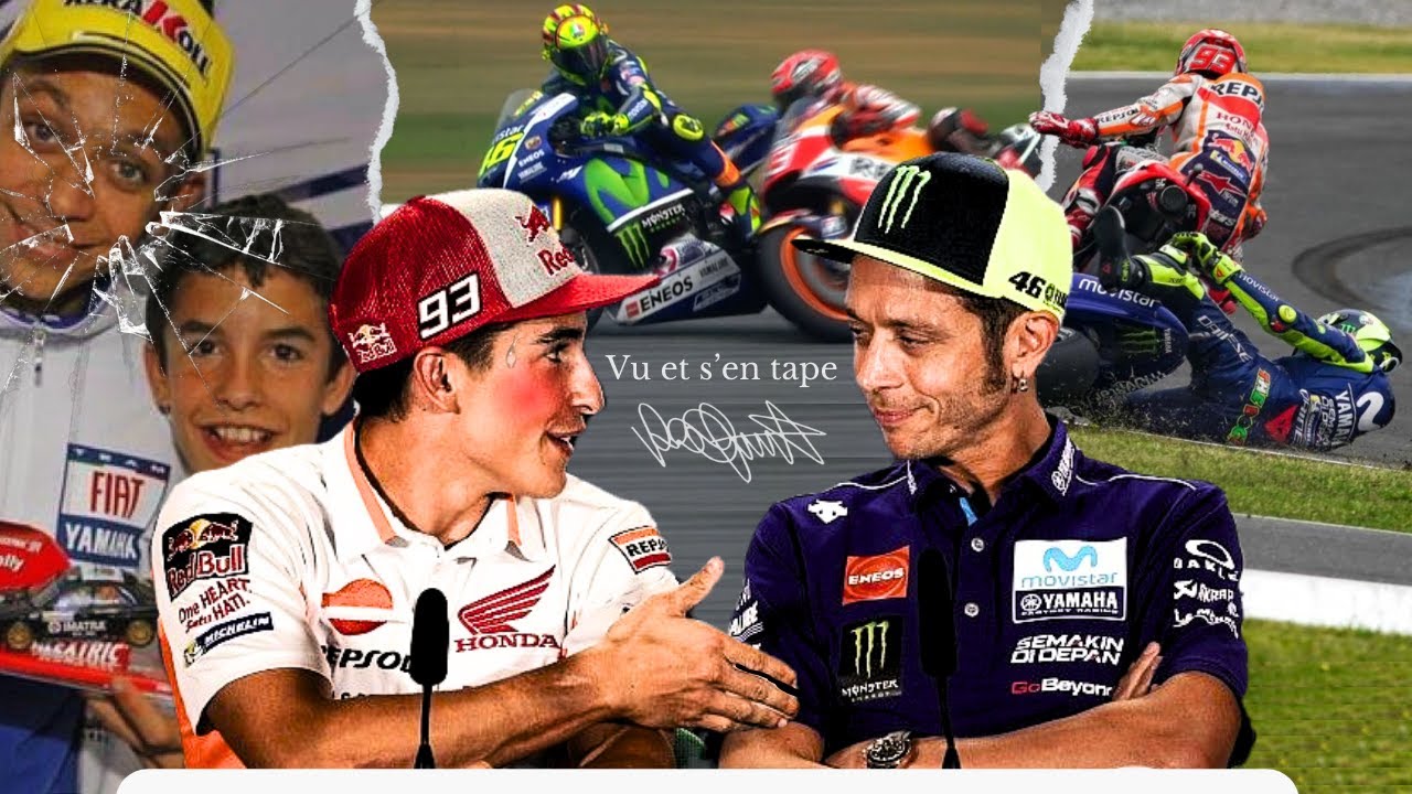 LA PLUS GRANDE RIVALIT&Eacute; de l'HISTOIRE (Rossi/Marquez)
