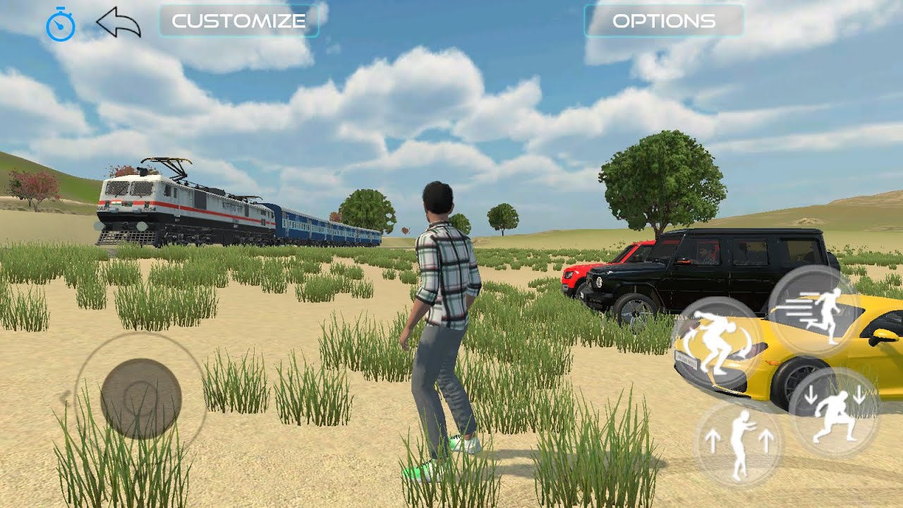 Train vs Cars 😱 | Open World Game Ka Sabse Crazy Scene