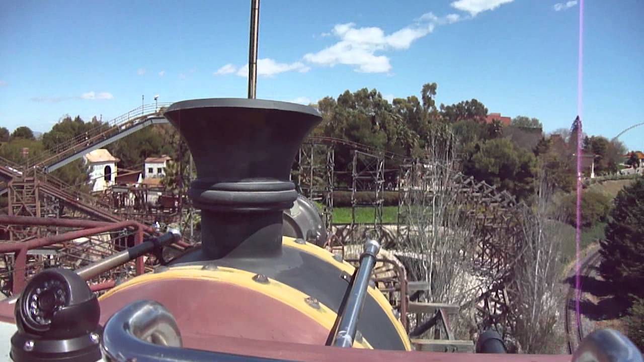 port aventura el diablo le train de la mine (with me)