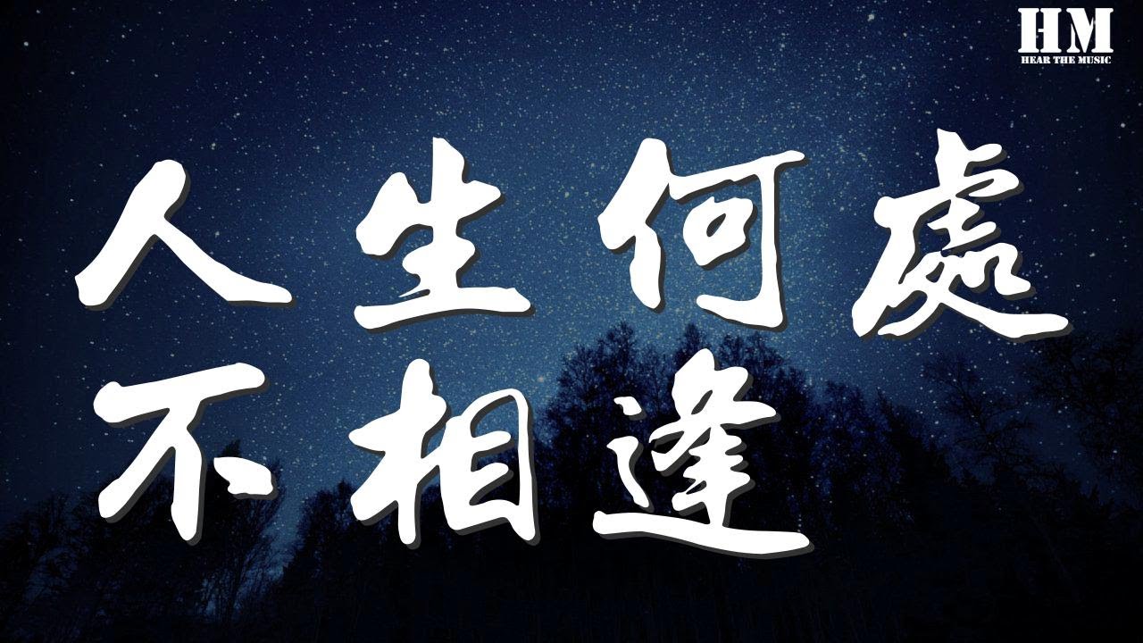 陈慧娴 - 人生何处不相逢『随浪随风飘荡 随着一生里的浪』【動態歌詞Lyrics】