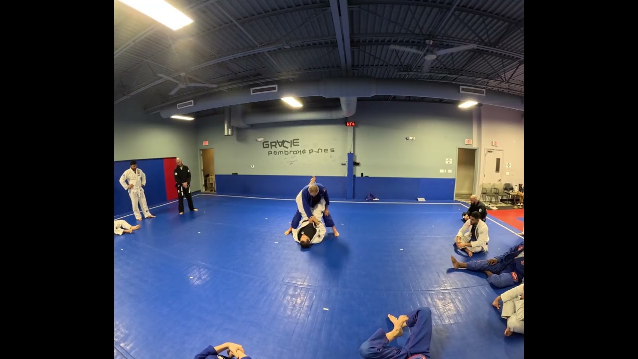 Closed guard sweep when opponents stands￼