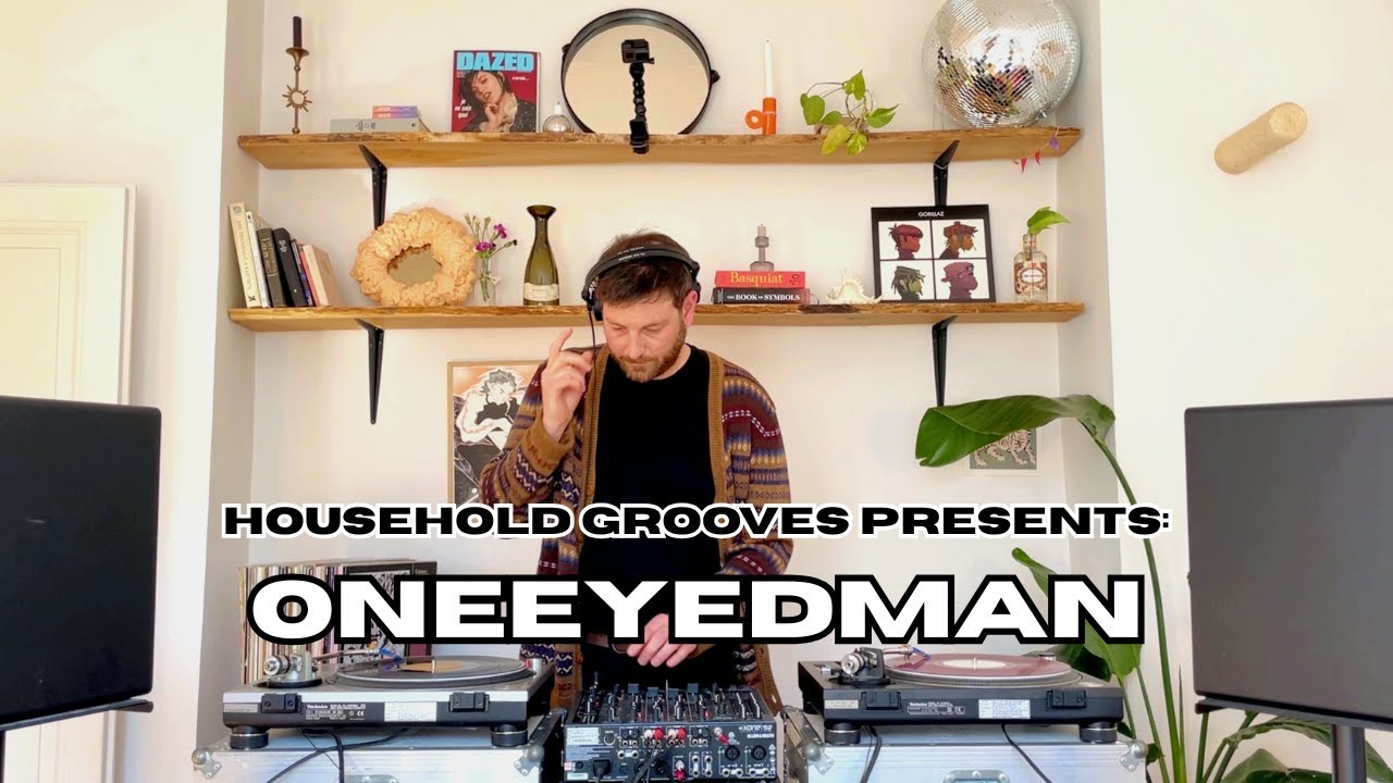 HOUSEHOLD GROOVES PRESENTS: ONEEYEDMAN | DEEP SPACEY JAZZ HOUSE VINYL SET