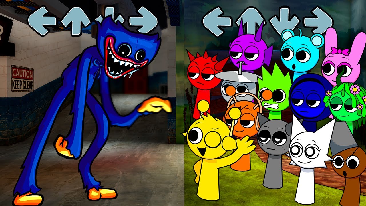 New Huggy Wuggy Vs Incredibox Sprunki (Original Voice) Friday Night Funkin' (FNF Mod)