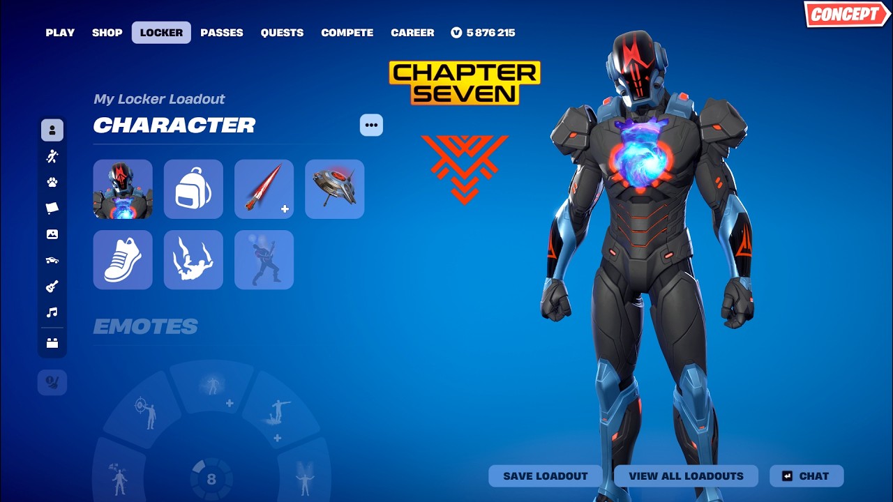 Fortnite Realities Foundation Skin Concept Showcase!