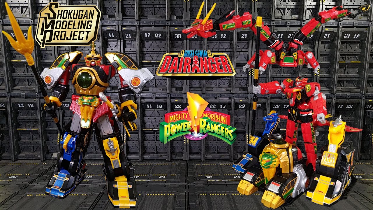 Bandai SMP Dairenoh Dairanger- Thunder Megazord Mighty Morphin Power Rangers - 五星戦隊ダイレンジャ