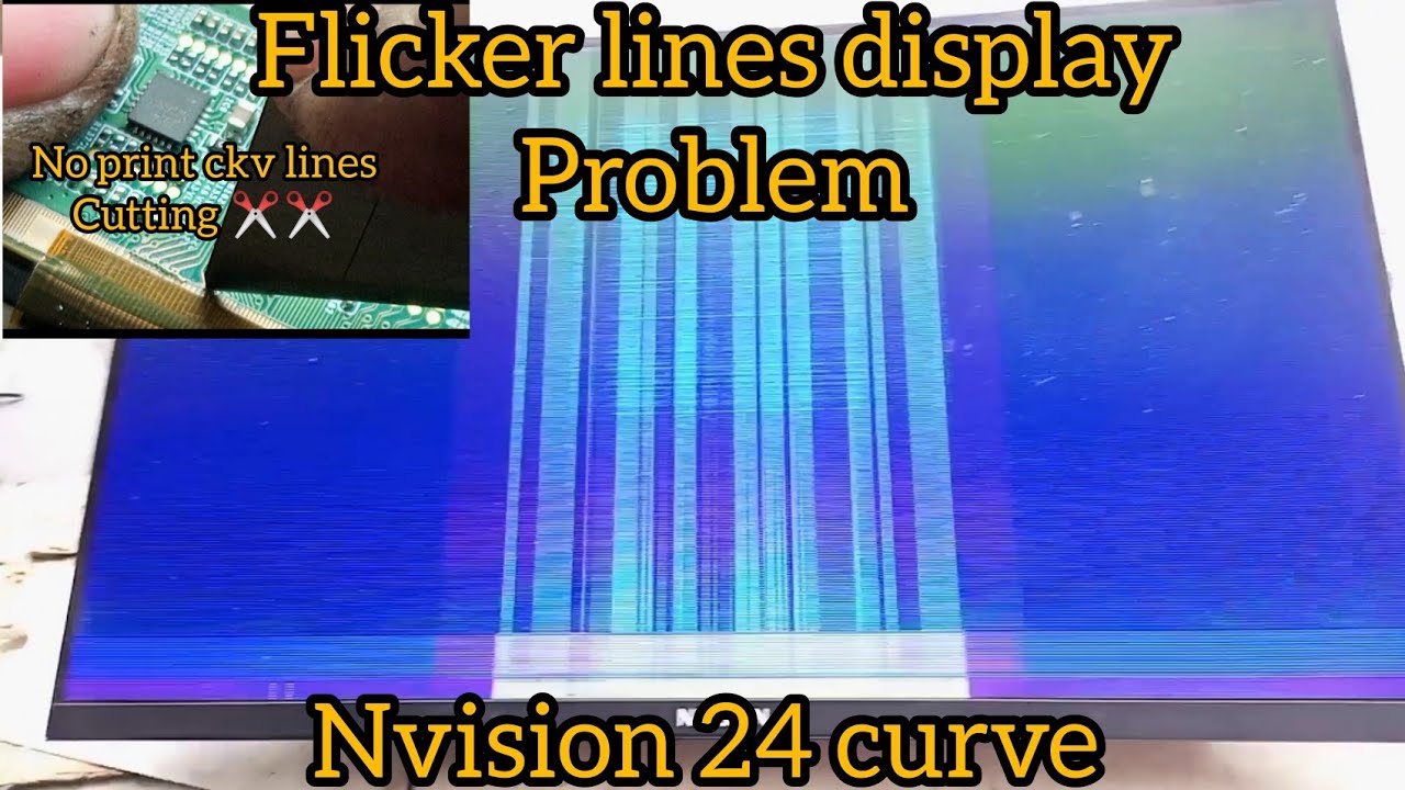 NVISION 24 inches curve monitor panel problem