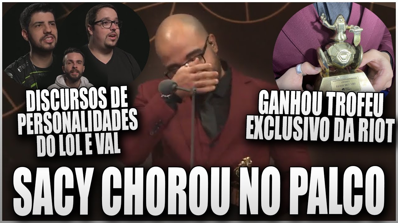SACY RECEBE HOMENAGEM EMOCIONANTE DA RIOT, SE EMOCIONA NO PALCO E FALA SOBRE O FUTURO